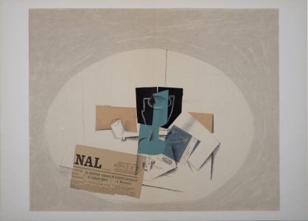 Lithographie Braque - Papiers Collés (B), 1963