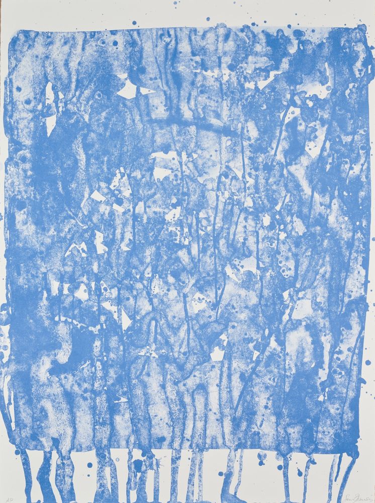 Lithographie Francis - Papierski Portfolio (blue)