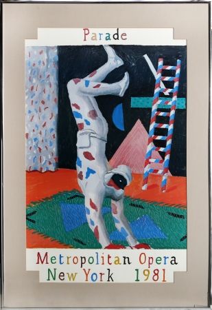 Siebdruck Hockney - Parade, Metropolitan Opera