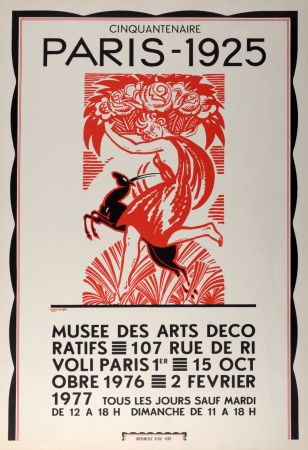 Lithographie Bonfils - Paris 1925 - Musée des Arts Décoratifs, 1976