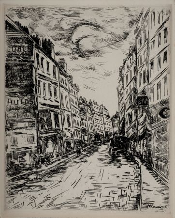 Stich Vlaminck - Paris 1937 : La Montagne Sainte-Geneviève