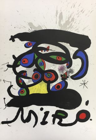 Lithographie Miró - Paris 1971