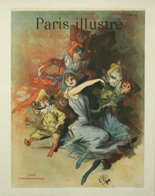 Lithographie Cheret - Paris  Illustré  10 Mars 1888