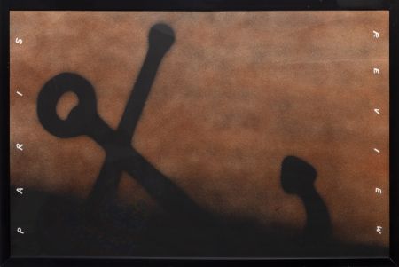 Lithographie Ruscha - Paris Review (Anchor in Sand)