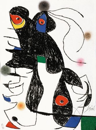 Radierung Und Aquatinta Miró - Paroles Peintes