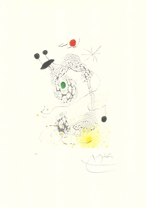 Aquatinta Miró - Passacaille