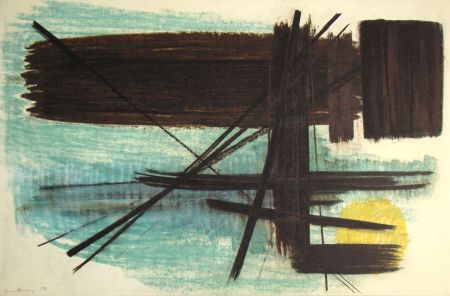 Lithographie Hartung - Pastel P. 1950 - 3