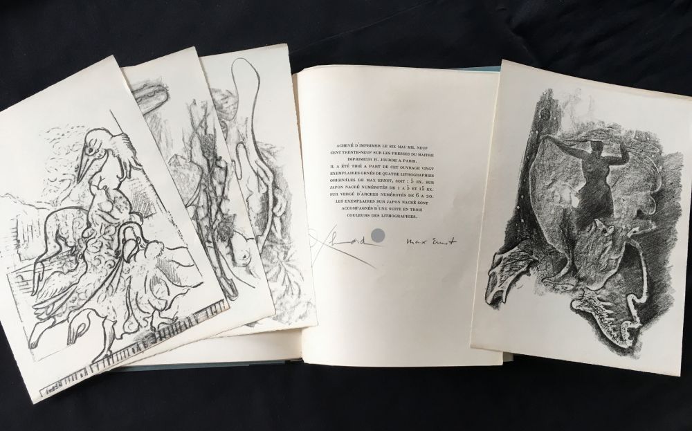 Illustriertes Buch Ernst - Paul Éluard : CHANSON COMPLÈTE. Avec 4 Lithographies de Max Ernst (1939)