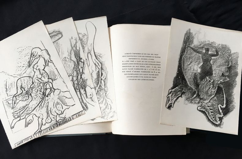 Illustriertes Buch Ernst - Paul Éluard. CHANSON COMPLÈTE. Avec 4 Lithographies de Max Ernst (1939)