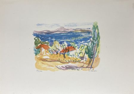 Lithographie Camoin - Paysage 
