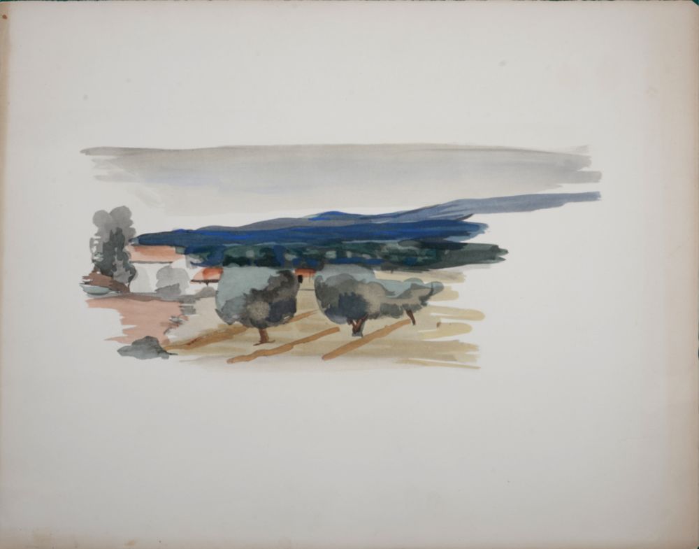 Lithographie Derain - Paysage, 1933