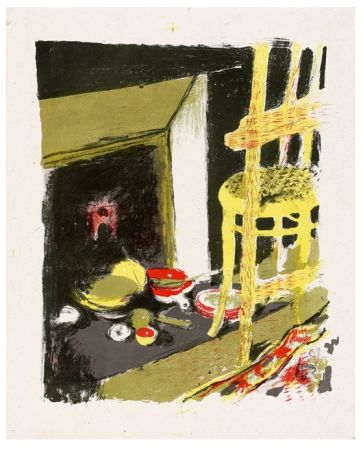Lithographie Vuillard - Paysage et intérieur 11