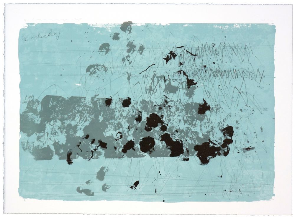Lithographie Denning - Paysage III