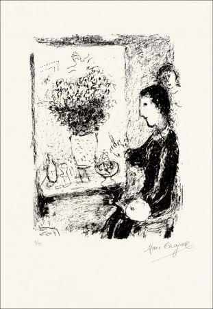 Lithographie Chagall - Peintre