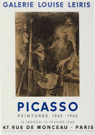 Lithographie Picasso - '' Peintures 1962 - 1963 ''
