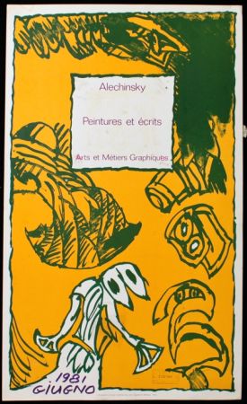 Plakat Alechinsky - PEINTURES ET ECRITS