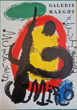 Plakat Miró - Peintures murales