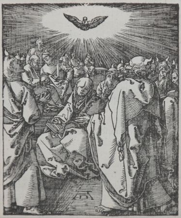 Holzschnitt Durer - Pentecost (The Small Passion), 1612