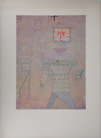 Lithographie Klee - Personnage heureux