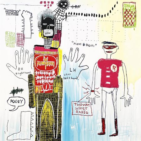 Siebdruck Basquiat - Piano Lesson