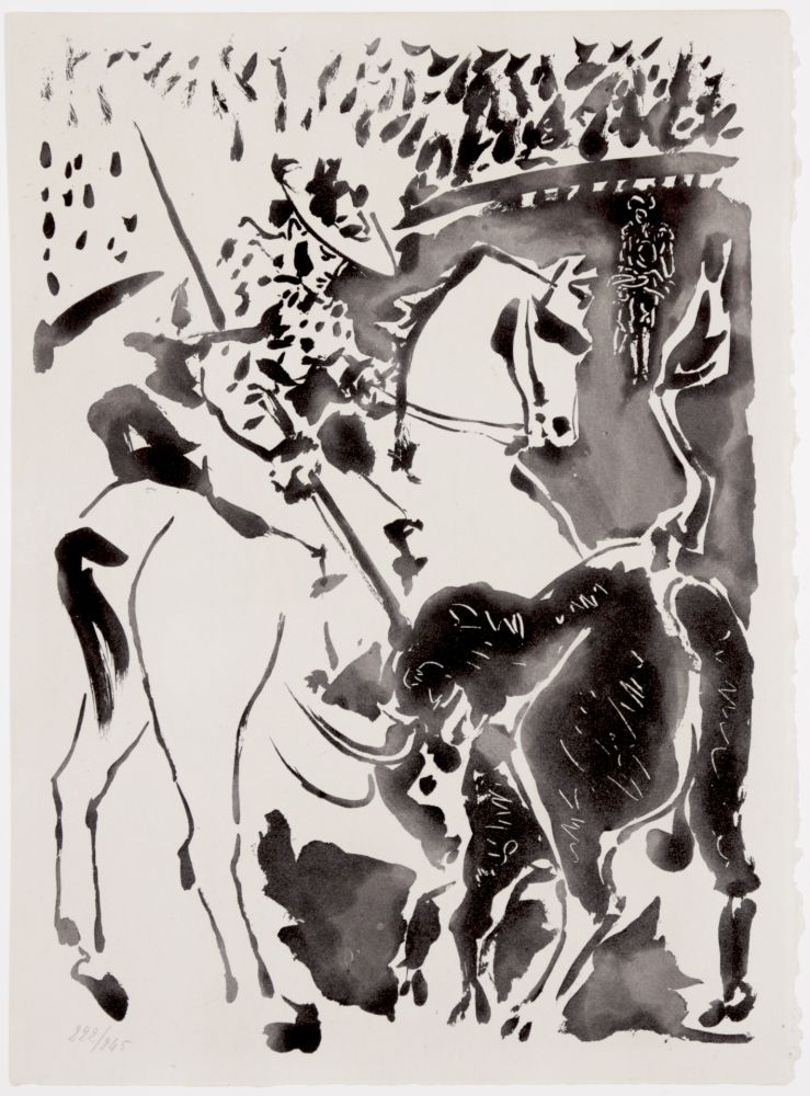 Aquatinta Picasso - Picador et Taureau