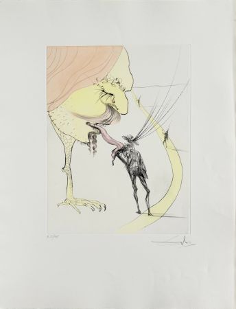 Radierung Dali - Picasso: A Ticket for Glory