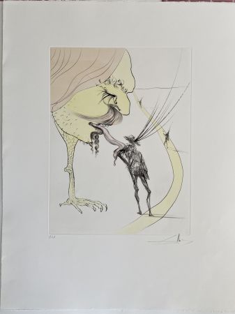 Kaltnadelradierung Dali - Picasso: A Ticket for Glory aus After 50 yars of Surrealism
