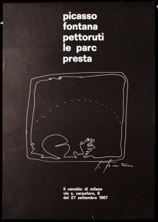 Plakat Fontana - PICASSO, FONTANA,PETTORUTI, LE PARC, PRESTA