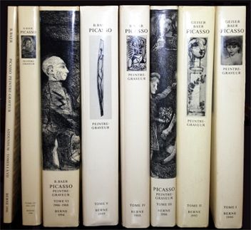 Illustriertes Buch Picasso - Picasso. Peintre-Graveur. Catalogue raisonné de l'oeuvre gravé. 1899-1972. 7 Volumes + Adenda