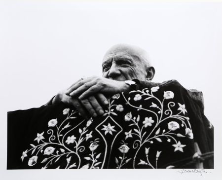 Fotografie Clergue - Picasso Preside la Corrida - Frejus, 1962
