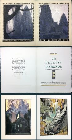 Illustriertes Buch Jouve - Pierre Loti: UN PÉLERIN D'ANGKOR. Illustration de Paul Jouve gravées par F.-L. Schmied (1930)..‎ 