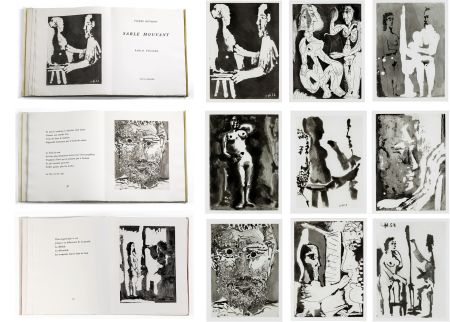 Illustriertes Buch Picasso - Pierre Reverdy : SABLE MOUVANT. 10 aquatintes originales (1966).