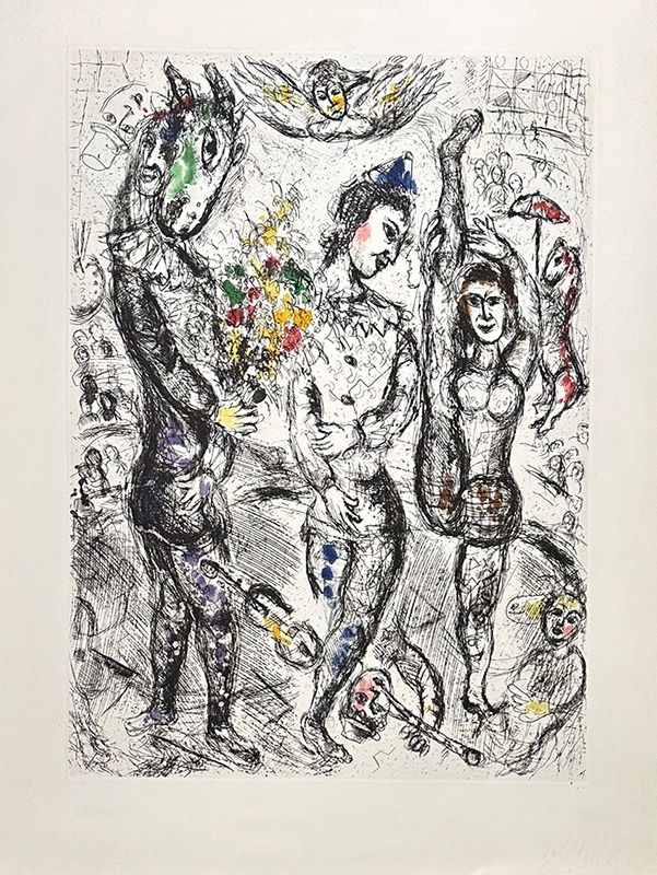Stich Chagall - Pierrot