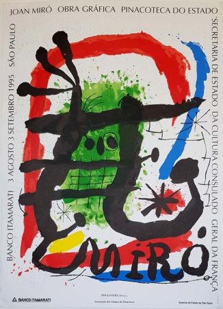 Lithographie Miró - Pinacoteca De Estado  Sao Paulo