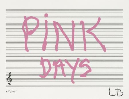 Siebdruck Bourgeois - Pink Days