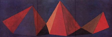 Lithographie Lewitt - Piramidi VI
