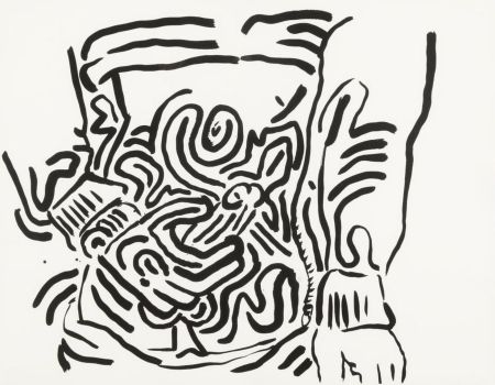 Multiple Haring - Plate 2 from Bad Boys