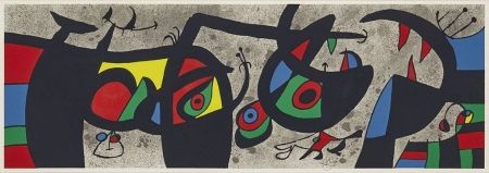 Lithographie Miró - Plate III from Le Lézard aux plumes d’or (The Lizard with Golden Feathers)