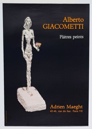 Plakat Giacometti - Platres Peints