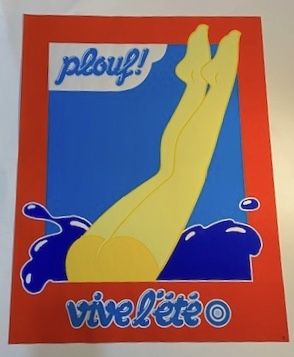 Plakat Hauss - Plouf   Vive l'été !