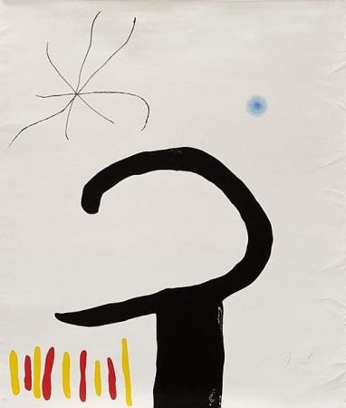 Radierung Miró - Poemas de Salvador Espriú