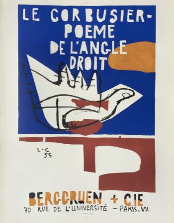 Lithographie Le Corbusier - Poeme de l'Angle Droit