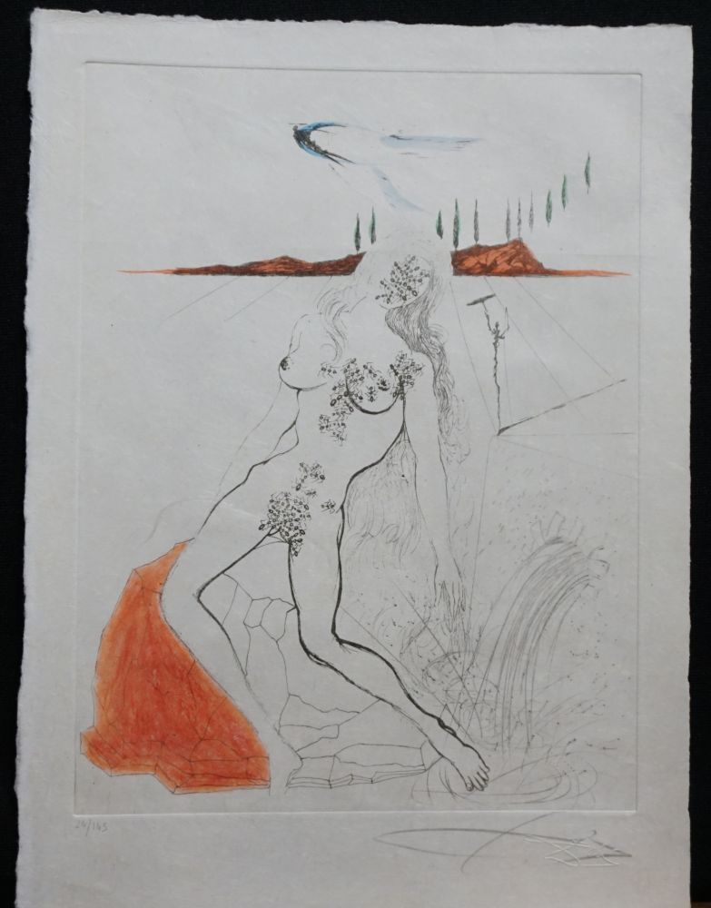 Stich Dali - Poems Secrets Nude at The Fountain
