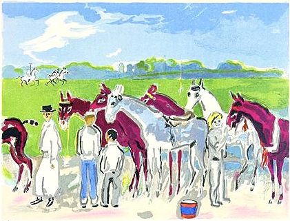 Lithographie Van Dongen - Polo or Deauville
