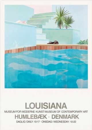 Plakat Hockney - Pool and Steps