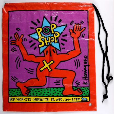 Siebdruck Haring - Pop shop Bag, 1986 - Highly collectible!