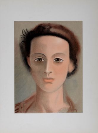 Lithographie Derain - Portrait, 1939