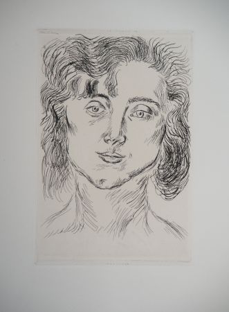 Stich Matisse - Portrait de femme