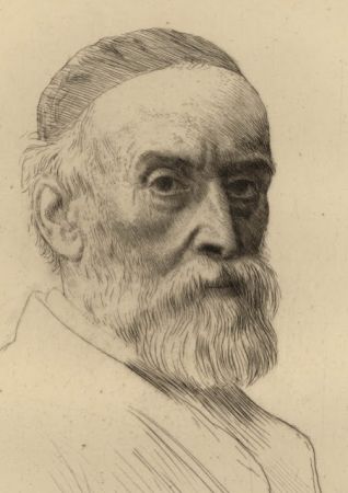 Stich Legros - Portrait de G.F. Watts R.A.