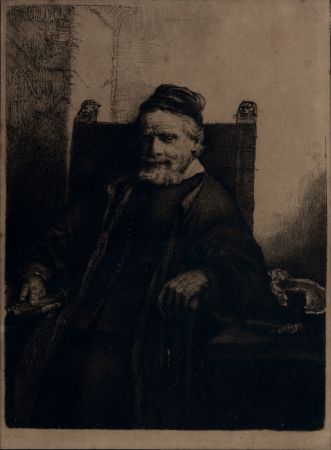 Heliogravüre Rembrandt - Portrait de Jean Lutma